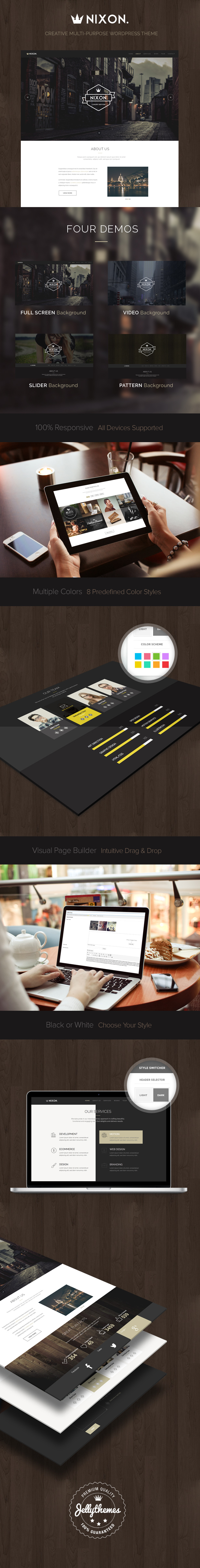Nixon - Creative One Page Multi-Purpose Theme - 1