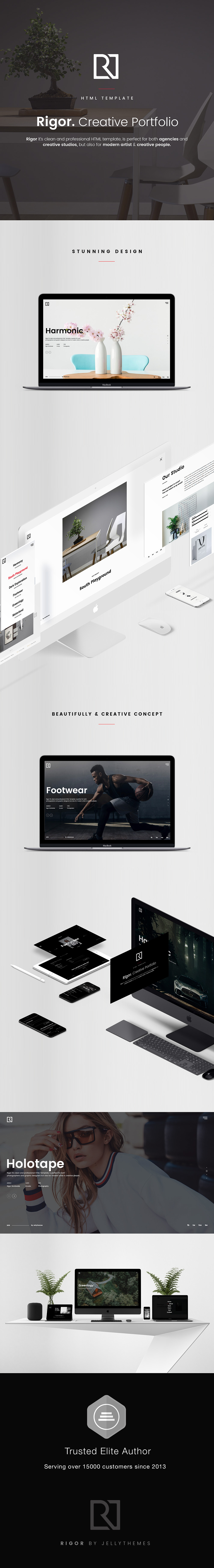 Rigor - Creative Portfolio HTML Template - 1