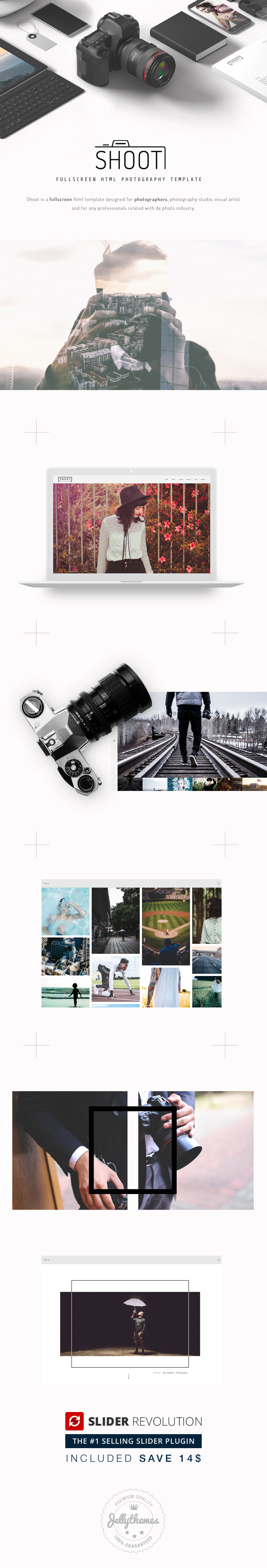 Shoot - Fullscreen Photography HTML Template - 1